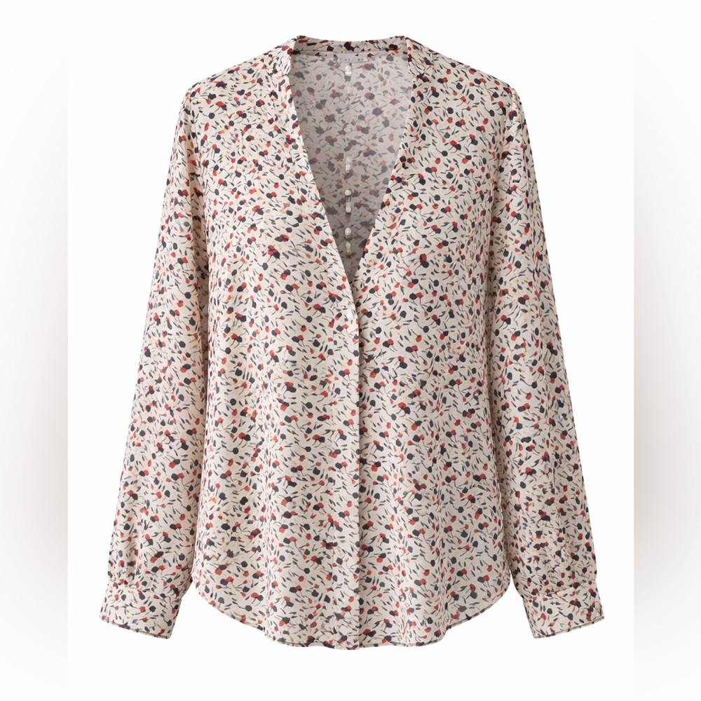 LUSH | Tunic Blouse with V-neck